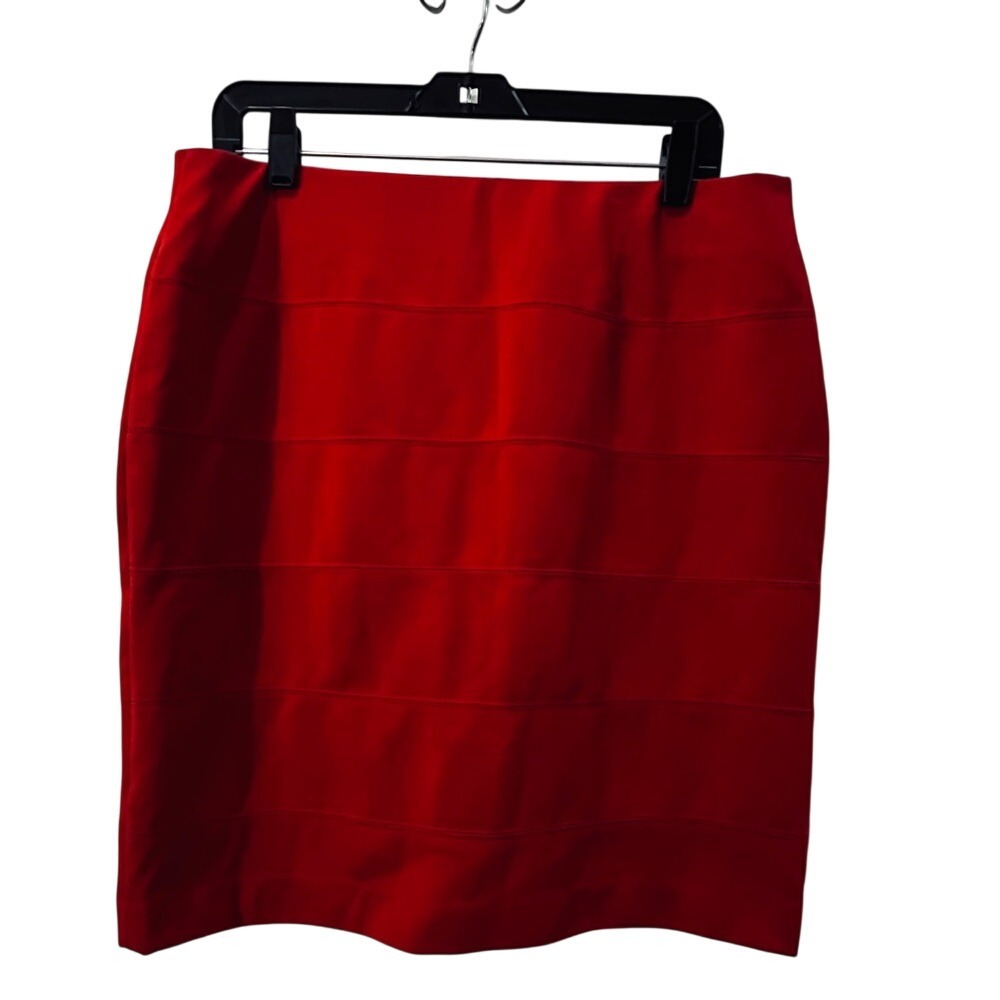 Alfani Vibrant Red Pencil Skirt